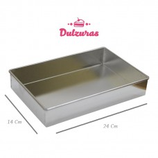 Molde Rectangular Hojalata Altura 6Cm (24x14)