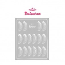 Molde Placas 291  Bananitas x 16