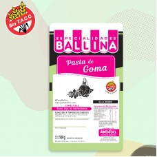 Pasta Ballina de Goma Color Negro 500Gr