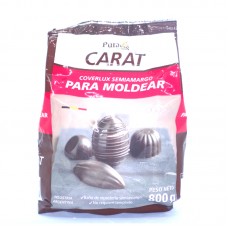 Chocolate Carat Coverlux Semiamargo x 800Gr