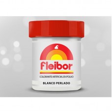 Colorante Fleibor en Polvo Comestible Blanco Perlado 5 Gr