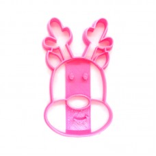 Cortante 3D Reno 8 Cm Navidad