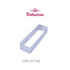 Cintura Rectangular Perforada 28x8 Doña Clara