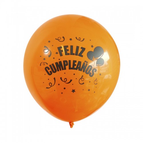 Globos Feliz Cumpleaños 10 unidades 