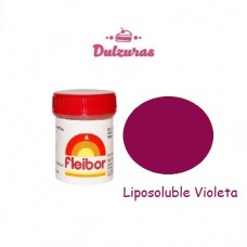 Colorante Polvo Fleibor  Violeta Liposoluble 5Gr