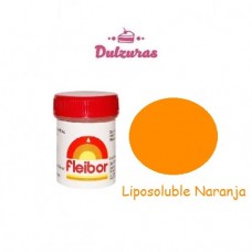 Colorante Polvo Fleibor Naranja Liposoluble 5 gr