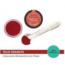 Colorante Liposoluble Rojo Granate DustColor 10cc