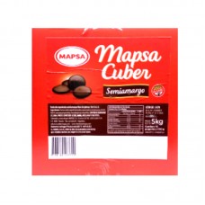 Chocolate Mapsacuber Semiamargo x 5 Kg