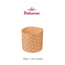 Molde Pan Dulce 250gr x100