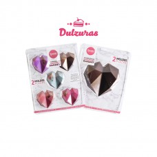 Set de Placas x2 Corazones Diamantes PARPEN