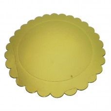 Plato Sol Dorado Metalizado 20 Cm Moldpack