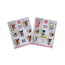 Set de Placas Choco Animalitos Sumergibles Parpen