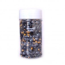 Set Sprinkles Comestibles Negro y Dorado 80Gr Wonder Bake