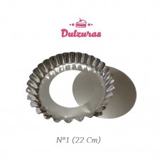 Tarta Desfondable Hojalata Nº1 (22Cm)